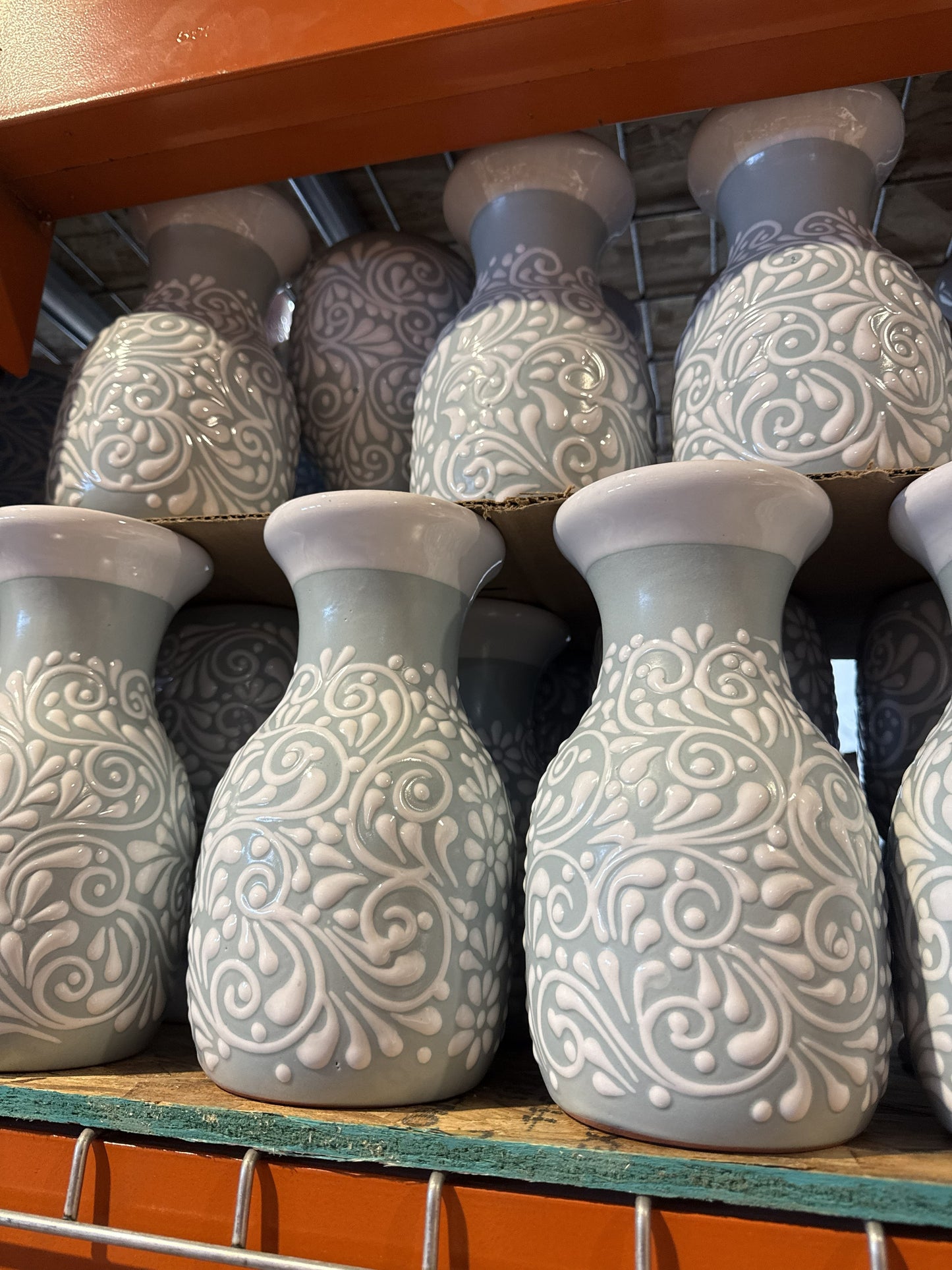 Mint Talavera Vase
