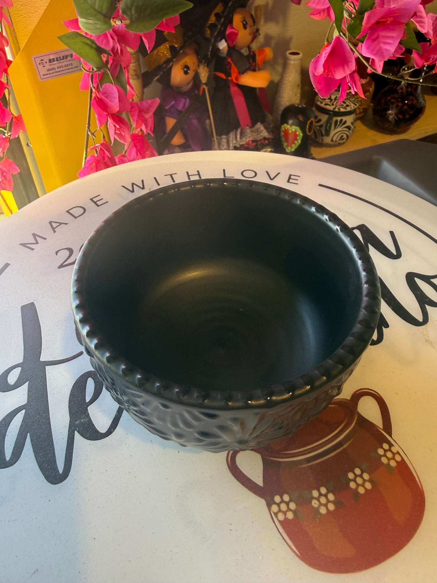 Black Talavera bowl