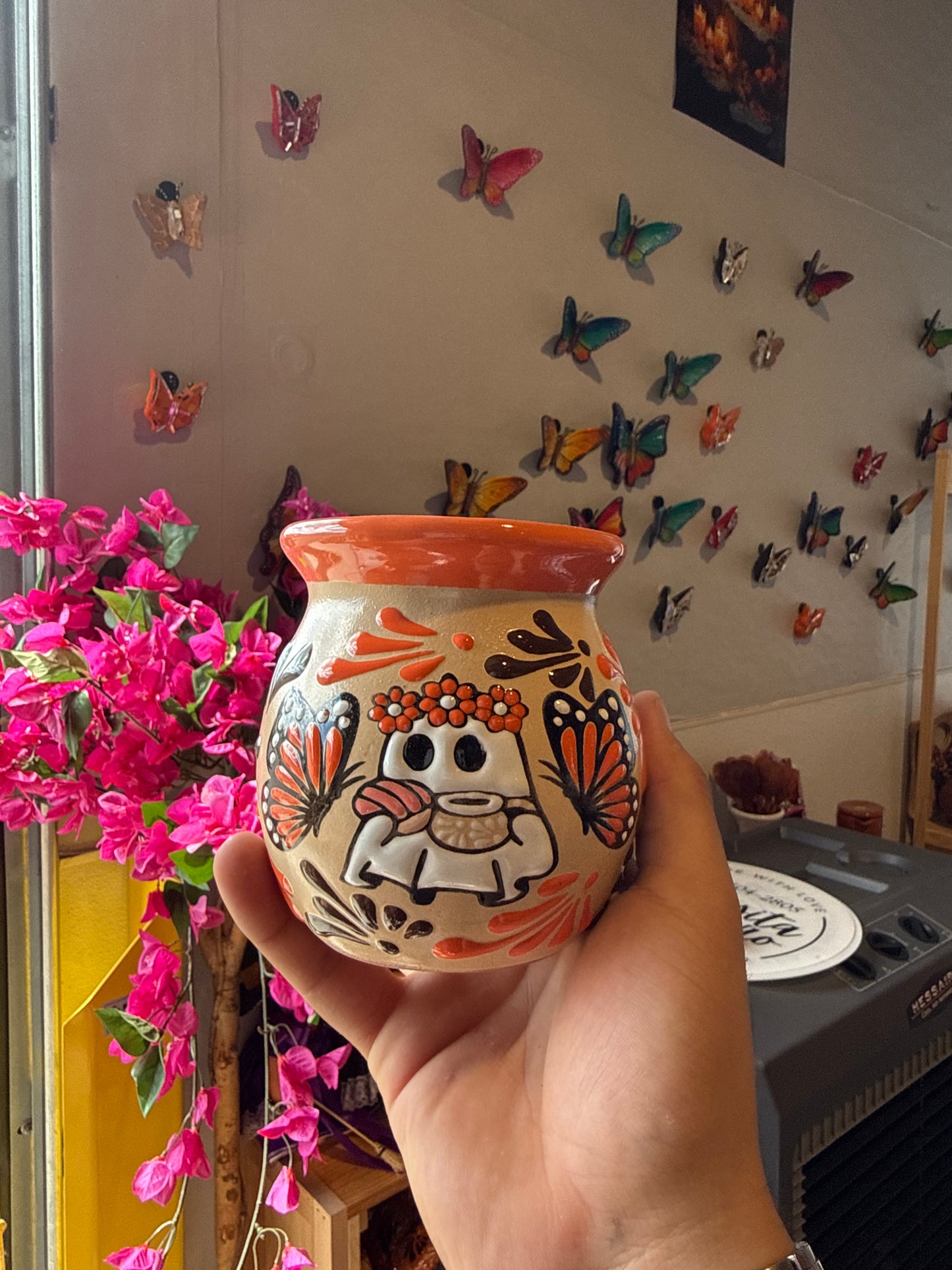 Ghost with Concha Halloween Mug