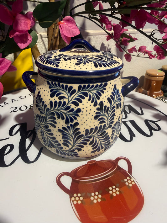 Royal blue Talavera Azucera