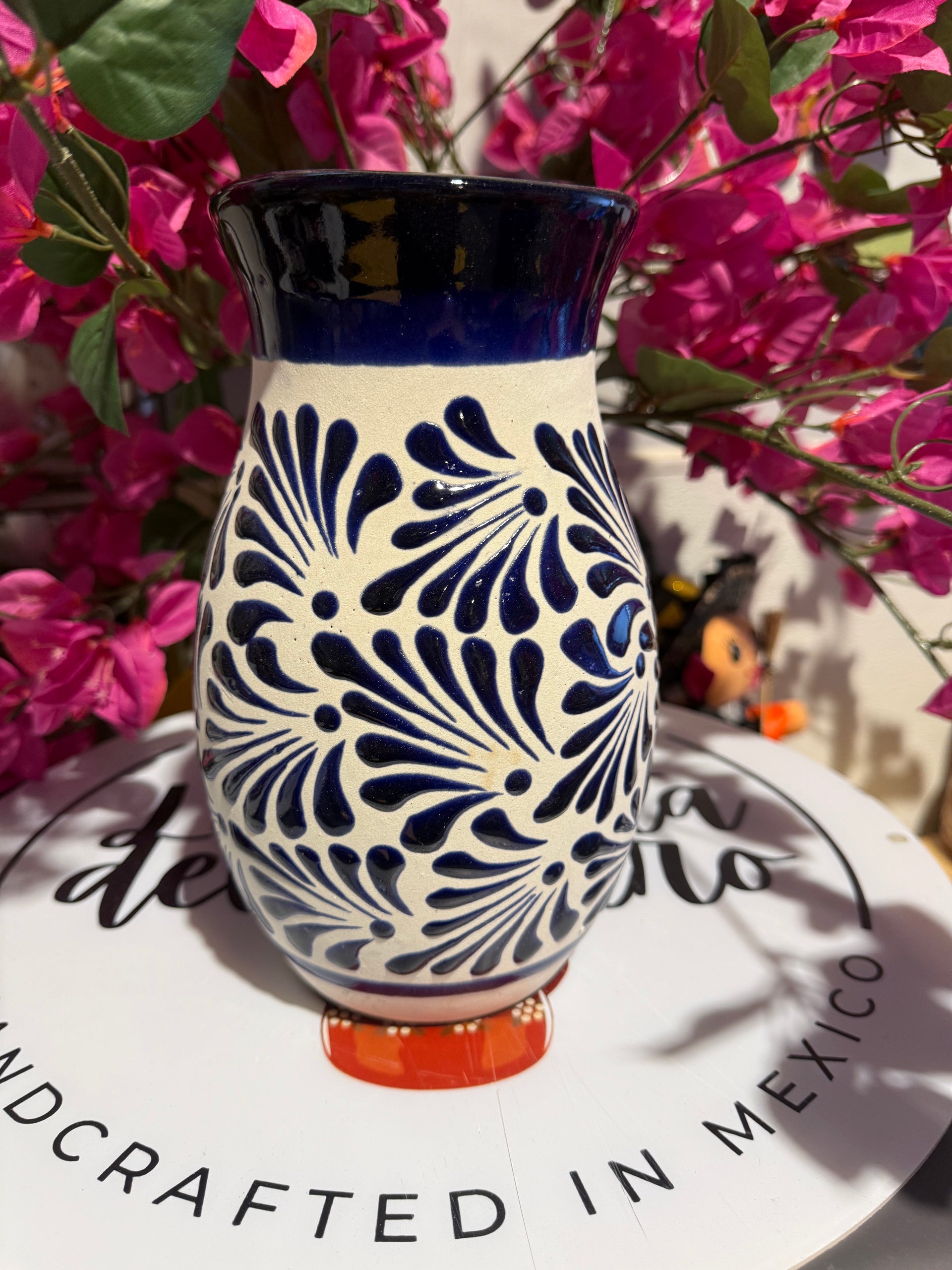 Blue and white Vase