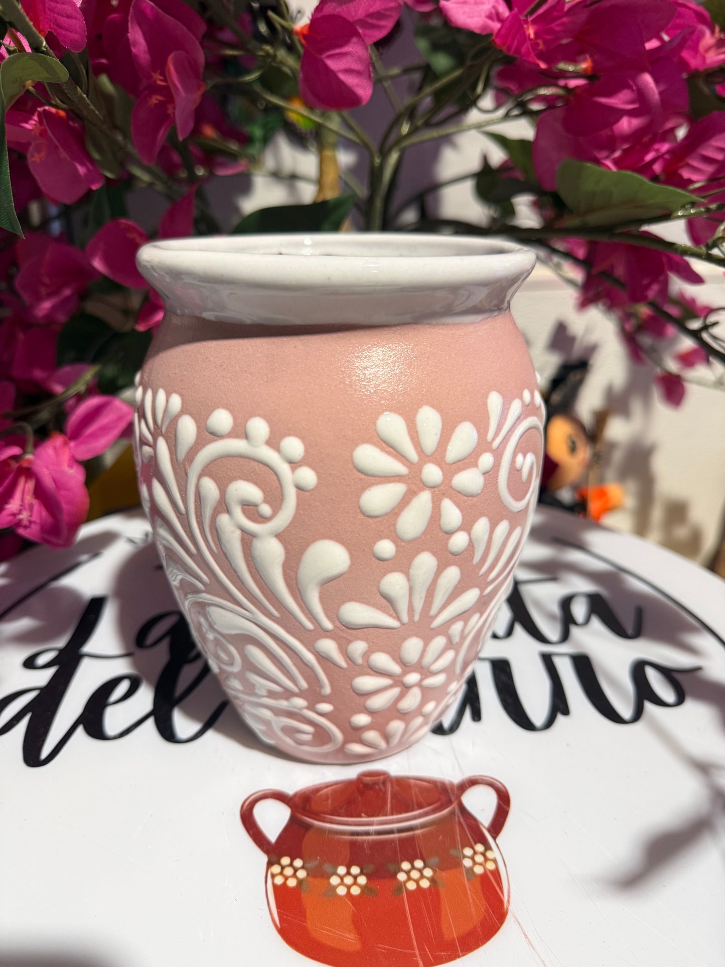 Pink and White Cantaro 1 liter
