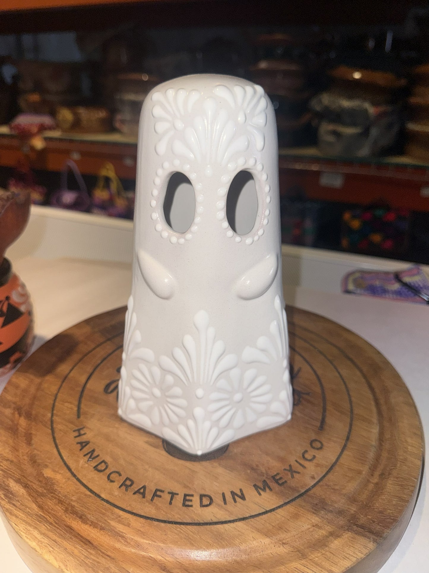 White on White Halloween Ghost