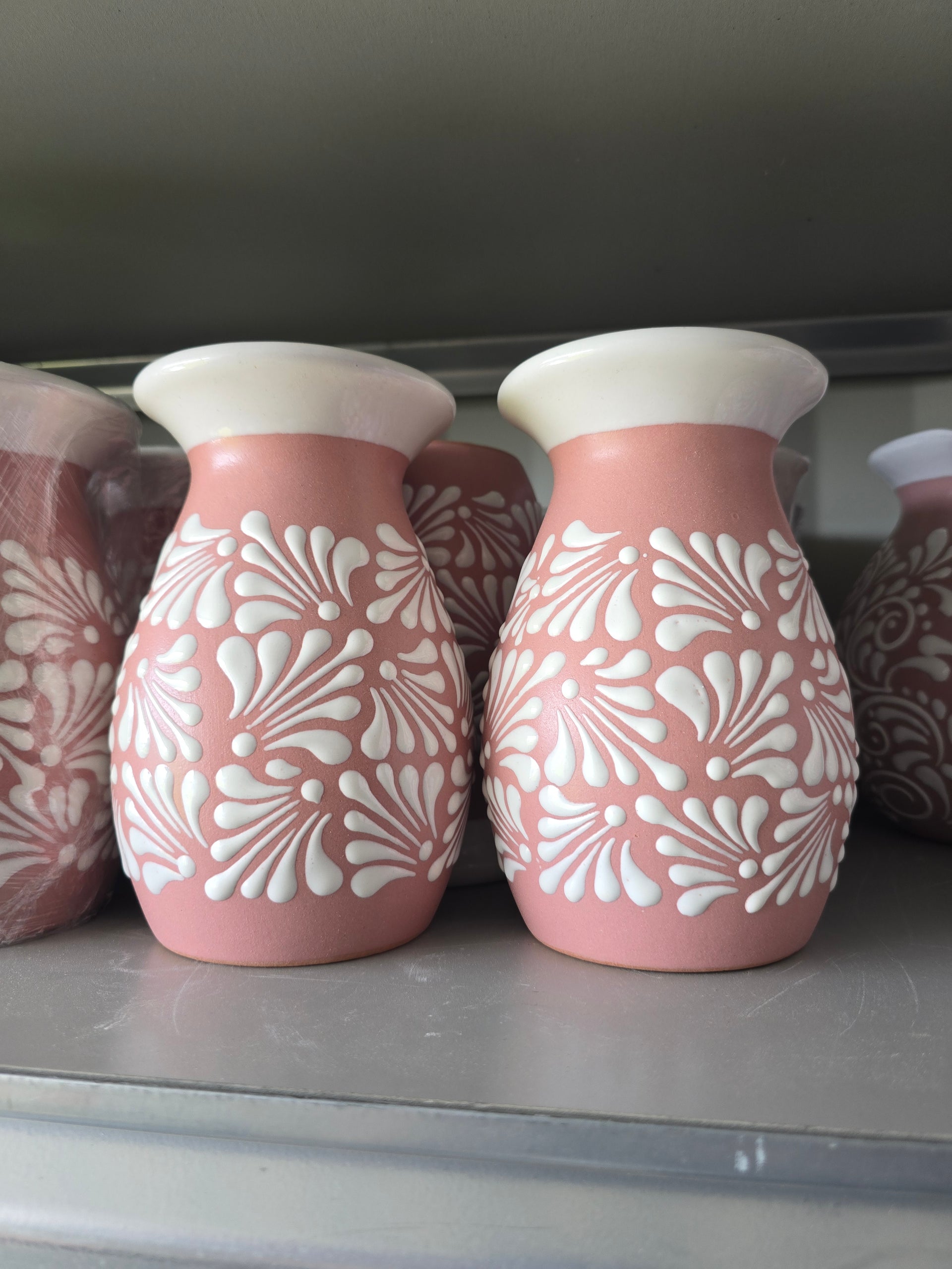 Pink Talavera  Vase