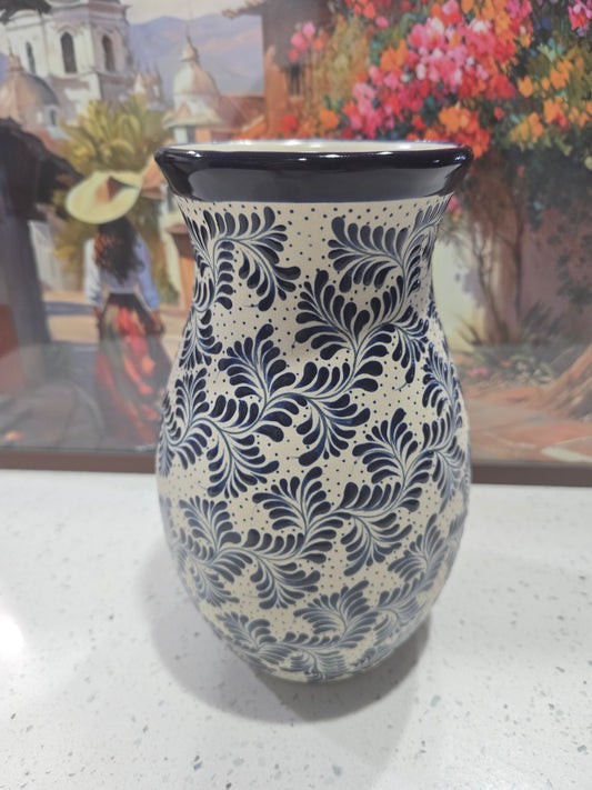 Blue Talavera Vase