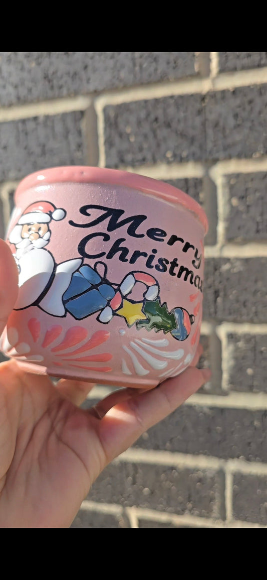 Pink Christmas Mug